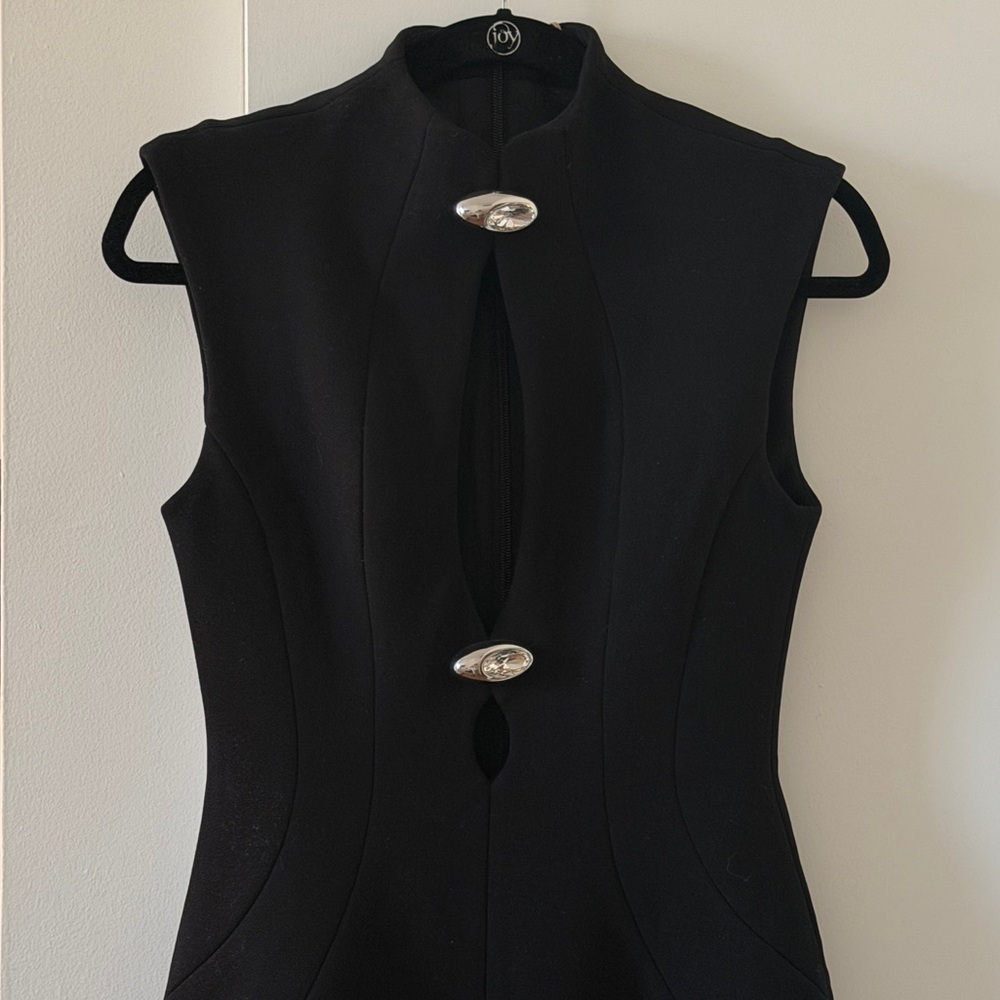 Meshki Michelle Cut Out Maxi Dress - Black - NWT - Picture 8 of 10